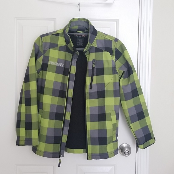 Free Country men's green checkered jacket size M - Picture 6 of 7